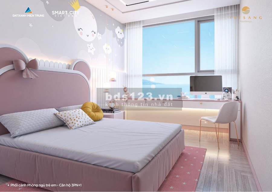 Chỉ 1,1x TỶ sở hữu siêu phẩm căn hộ 3PN view Mỹ Khê tại The Sang Residenc cho vay đến 80%