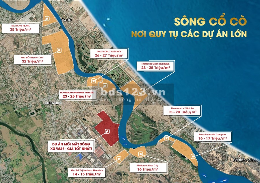 Nhận đặt chỗ siêu dự án đẹp nhất sông Cổ Cò Indochina Riverside, lh 0934505497