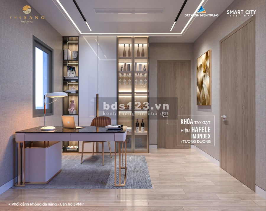 Chỉ 1,1x TỶ sở hữu siêu phẩm căn hộ 3PN view Mỹ Khê tại The Sang Residenc cho vay đến 80%