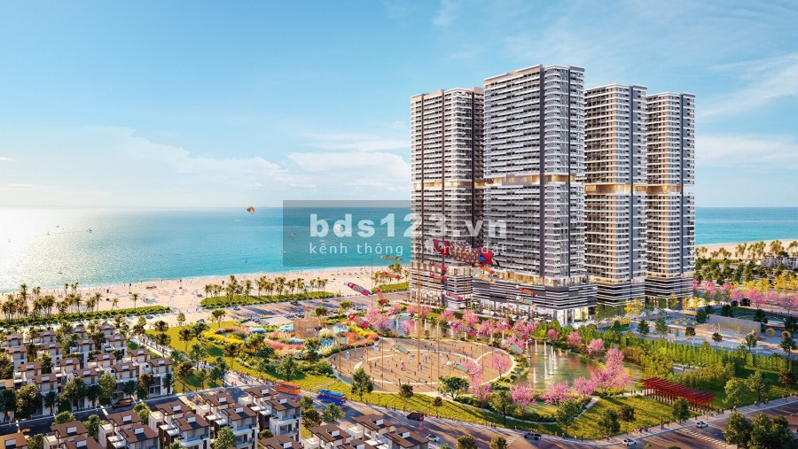 Căn hộ 50m2 Takashi Kỳ Co Mặt tiền biển Quy Nhơn giá cchỉ 340 triệu sổ hồng riêng