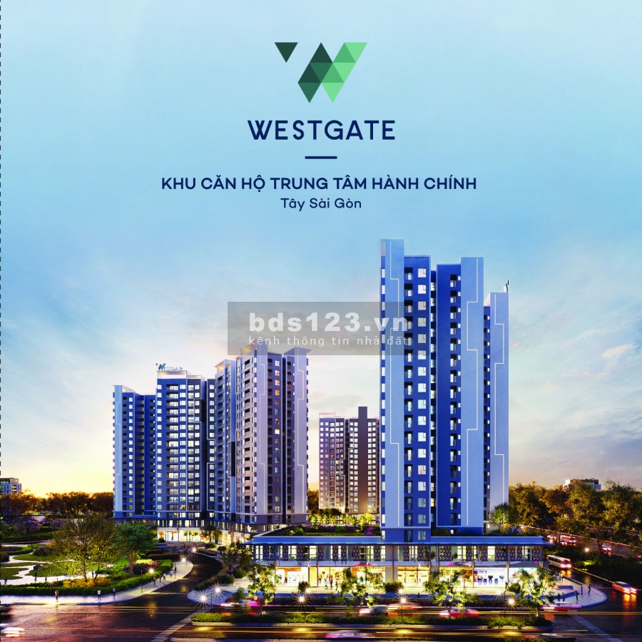 Dự án West Gate nằm ngay trung tâm hành chính Bình Chánh, đã có GPXD, 700 triệu sở hữu 1 căn