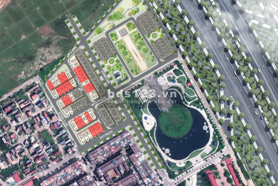 Biệt thự Hà Đông mt 30m, đã có sổ, giá 50 triệu/m2, xây thô 3 tầng, 1 tum, bàn giao t11/2021