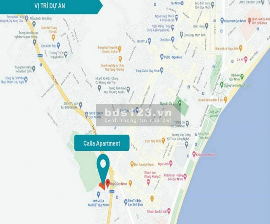 Cần bán căn hộ chung cư Calla Apartment Quy Nhơn, đủ pháp lí, tiện ích đẳng cấp