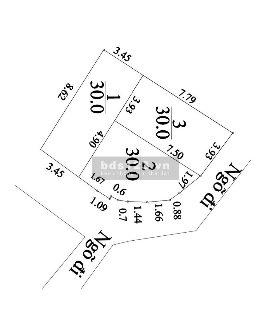 Bán lô đất 30m2 100% thổ cư phường Thượng Cát, Bắc Từ Liêm giá 1,2 tỷ