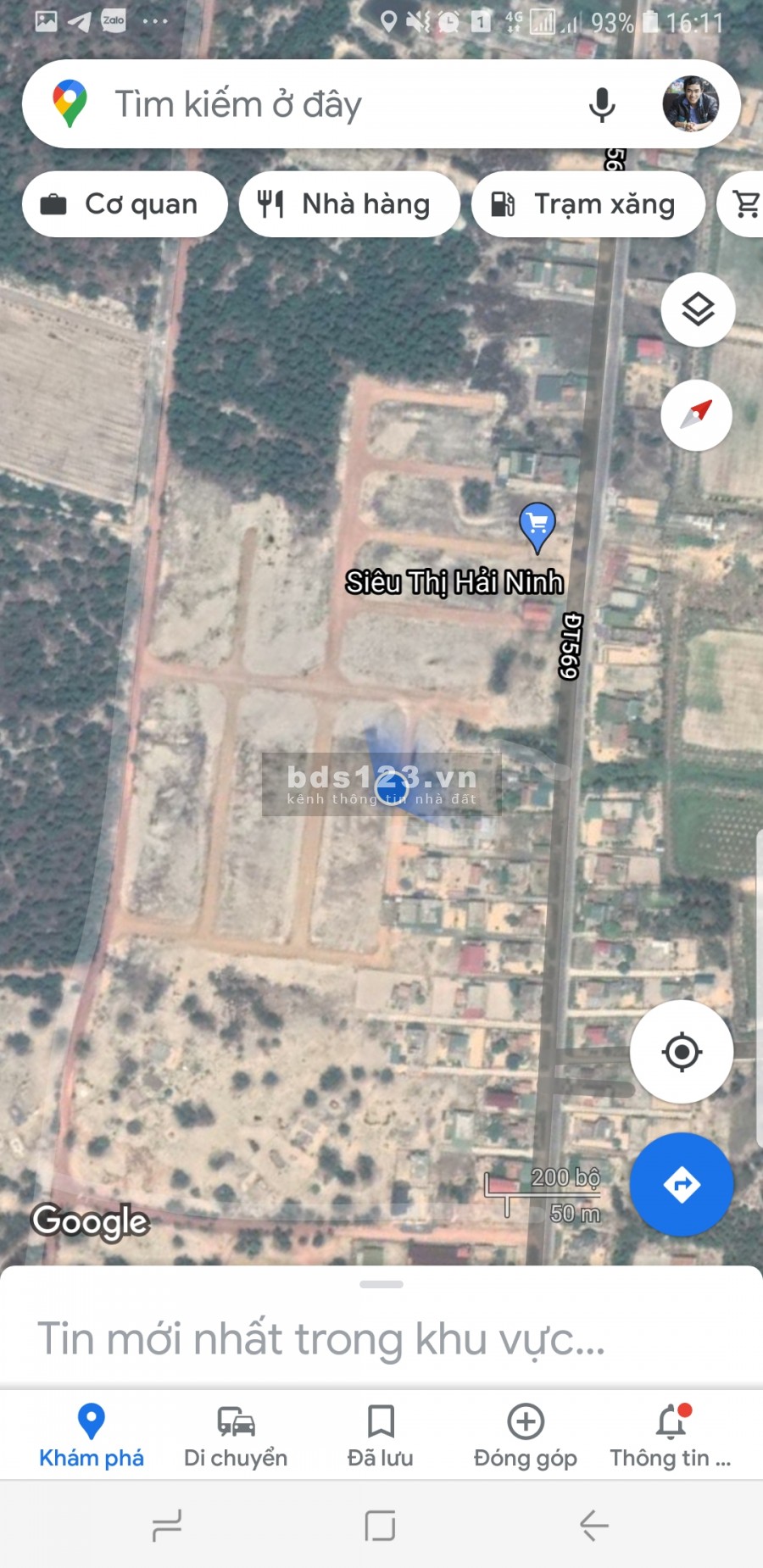 Bán lô đất đẹp 3 mặt tiền biển Hải Ninh, 270m2, gần bãi tắm, Siêu thị...giá mềm