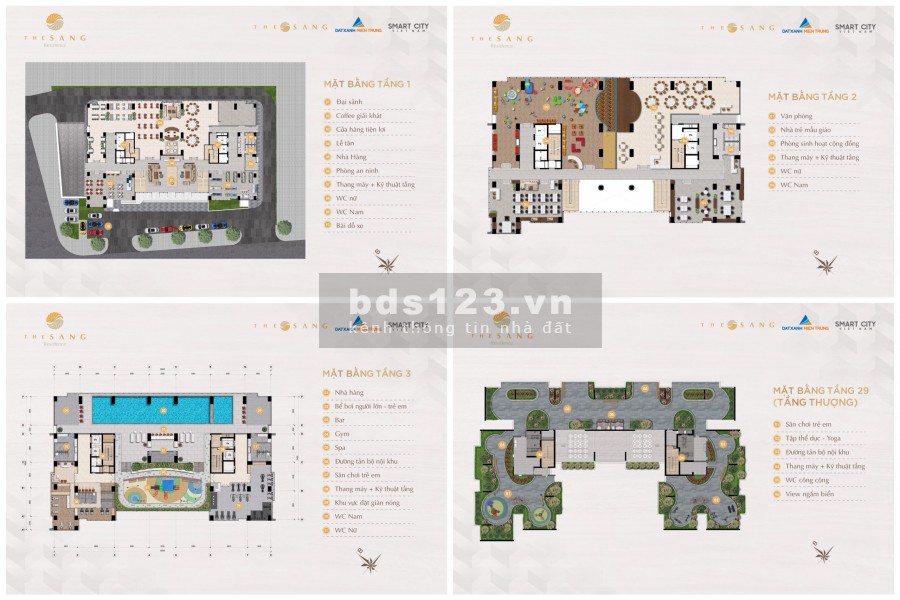 Nhận giá hấp dẫn từ CĐT căn hộ The Sang Residence 2PN, sổ đỏ sở hữu lâu dài