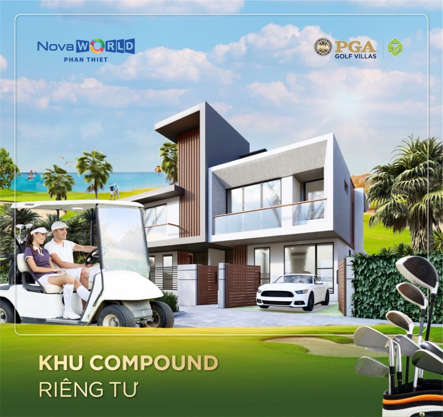 Bán biệt thự PGA Golf Villas tại Thành phố biển Novaworld Phan Thiết