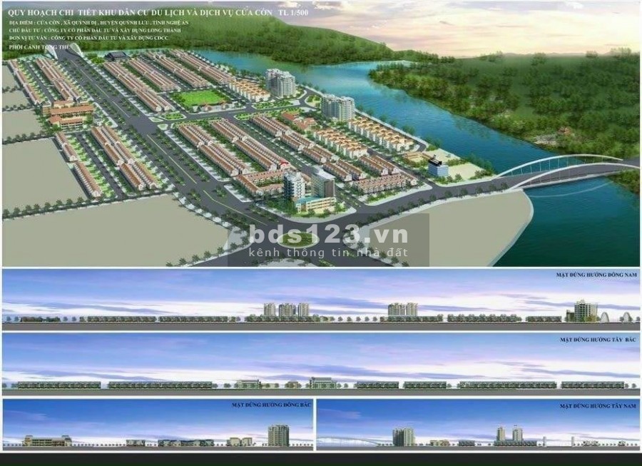 Đất nền dự án Cửa Cờn Riverside nằm tại trung tâm Hoàng Mai thu hút đầu tư, pháp lí rõ ràng