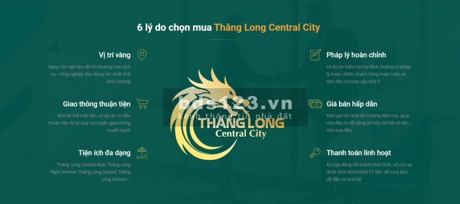 Dự án Thăng Long Central City sở hữu vị trí được đánh giá là cực kỳ tiềm năng