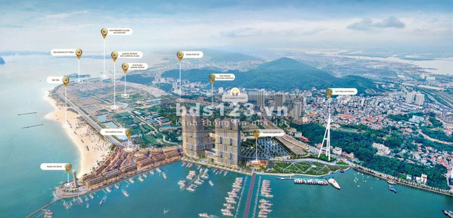 Chung cư cao cấp mặt vịnh sun marina town, giá bán 2 tỷ, lh 0837 689 689