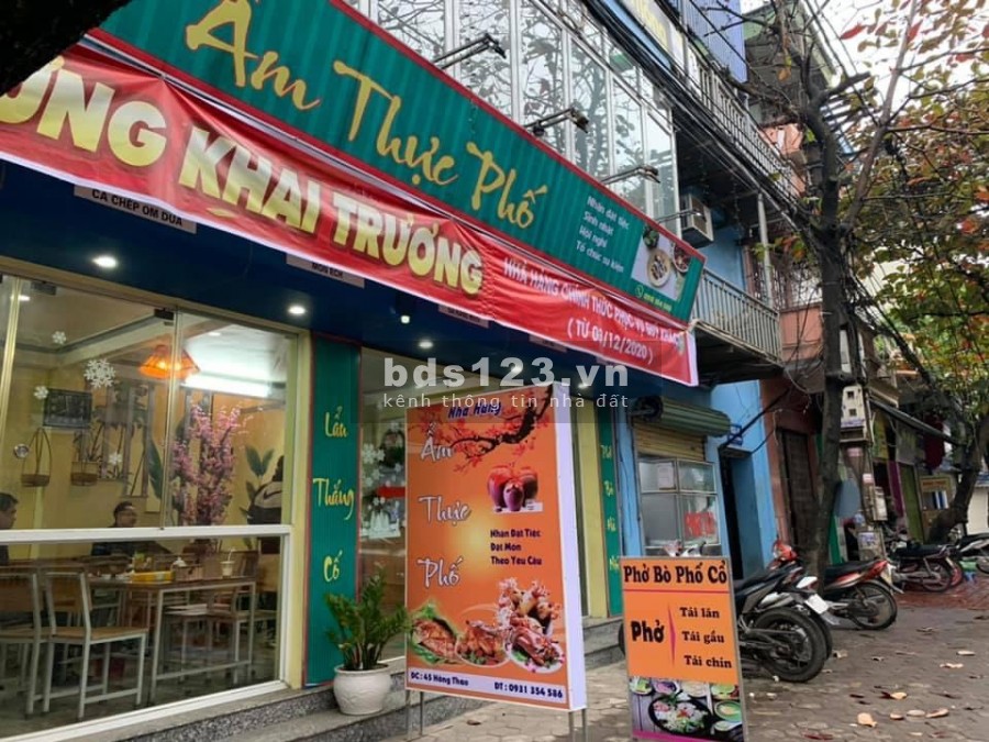 CC cho thuê nhà mặt phố Hàng Thao - Nam Định, dt 135m2, vỉa hè rộng, LH 0944596256