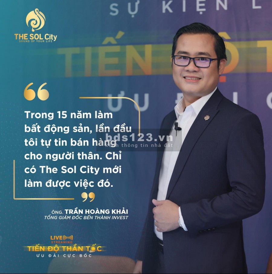 Trực tiếp từ Chủ Đầu Tư Thắng Lợi, dự án The Sol City giá ưu đãi ưu tiên vị trí đẹp 2021