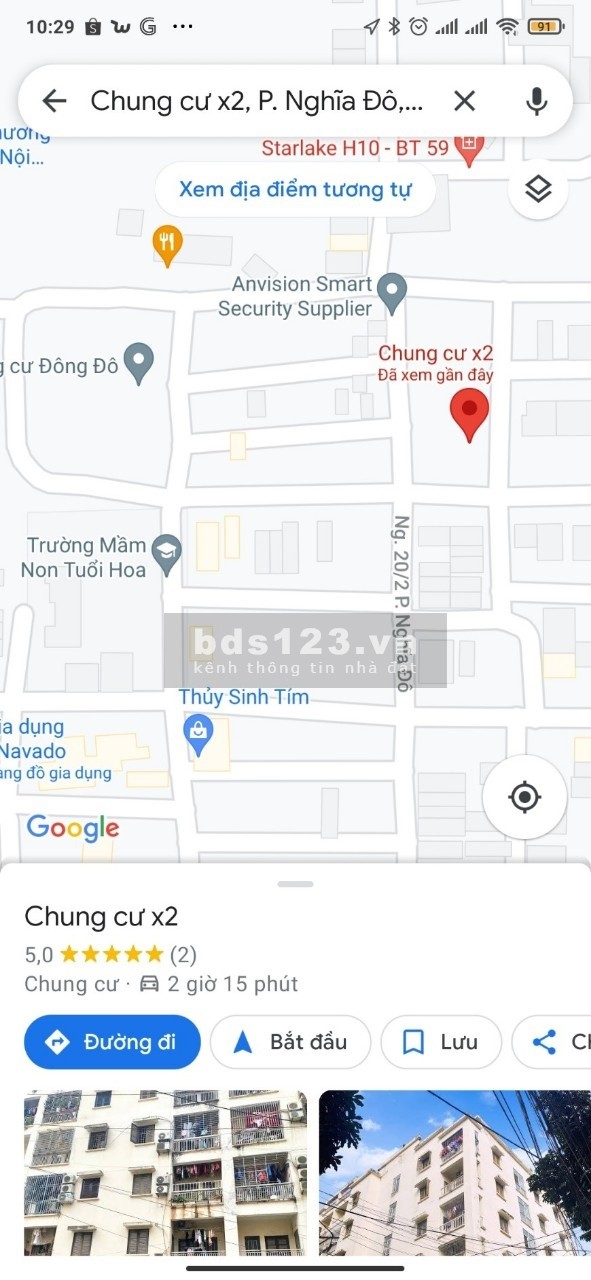 Chính Chủ Bán Căn Góc Tầng 5 CCư x2 Ngõ 100 Hoàng Quốc Việt 66,1m2/2N/1WC