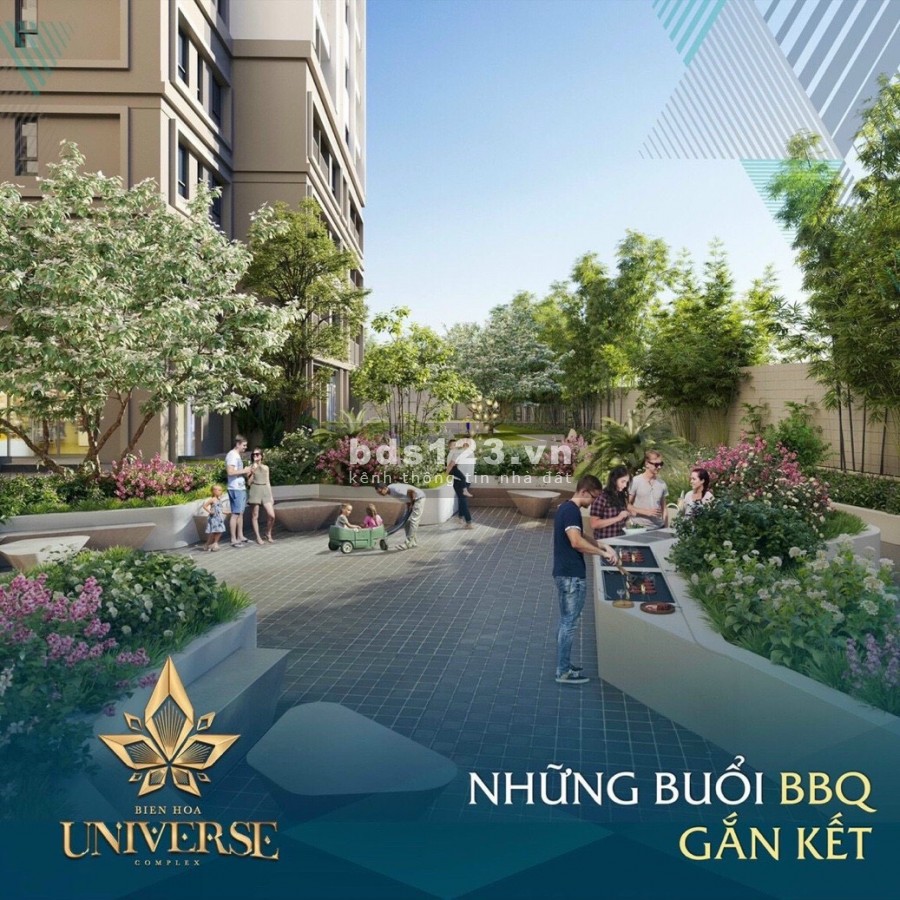 Căn hộ Biên Hòa giảm hơn 34% 2t5 còn 1t67