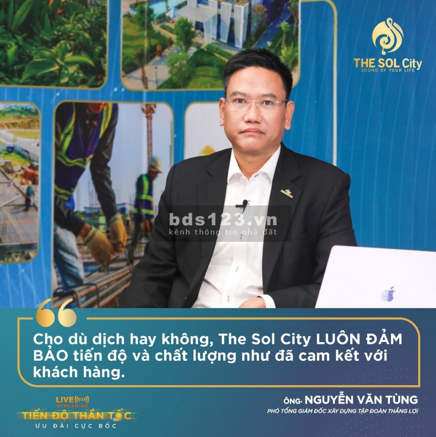 Trực tiếp từ Chủ Đầu Tư Thắng Lợi, dự án The Sol City giá ưu đãi ưu tiên vị trí đẹp 2021