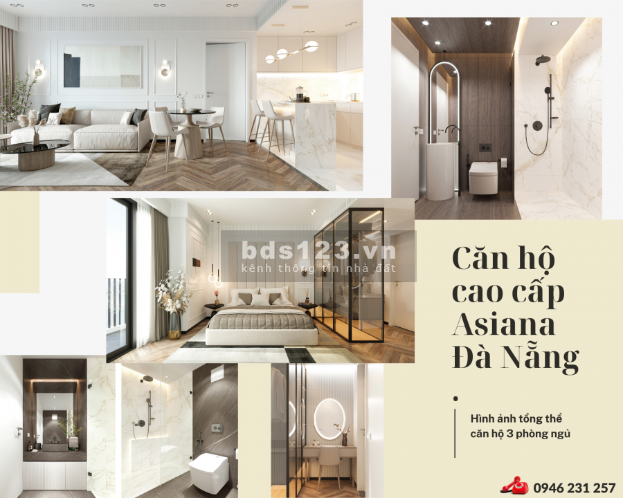 Căn hộ Asiana Luxury Residences Đà Nẵng 99% view biển sở hữu lâu dài - VPbank hỗ trợ vay 70%