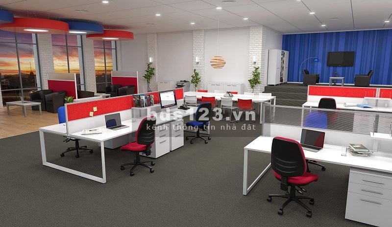Văn phòng cho thuê không gian đẳng cấp thiết kế hiện đại dt 35m2 giá bán 4tr/th