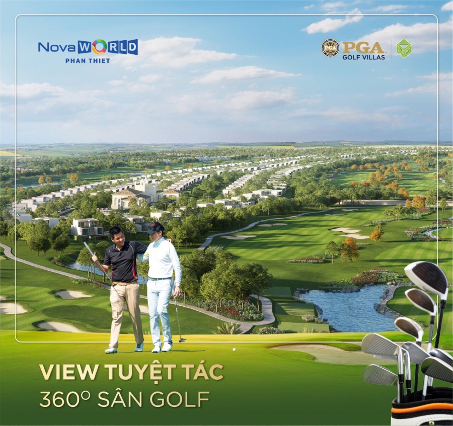 Bán biệt thự PGA Golf Villas tại Thành phố biển Novaworld Phan Thiết