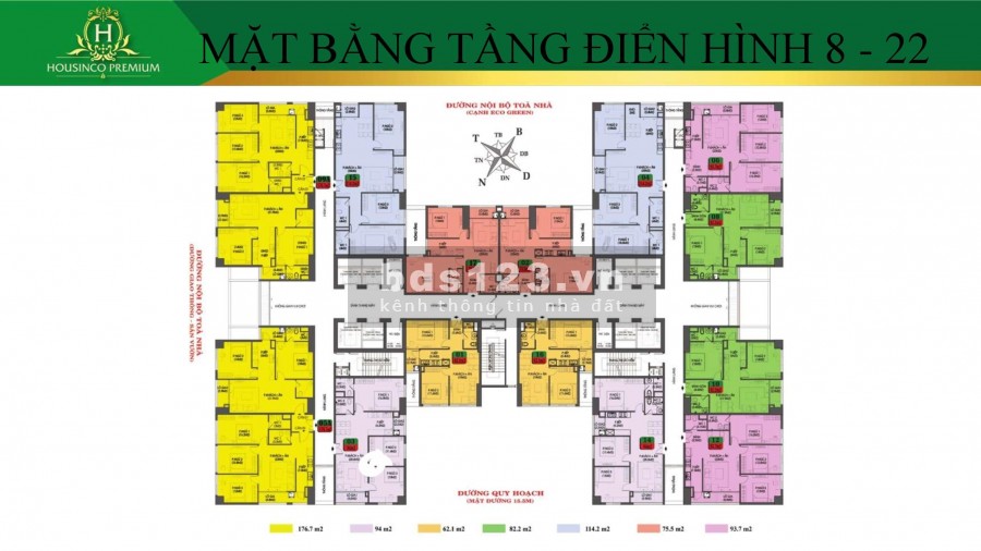 Nhận nhà Quý I/2022-Chính sách và Bảng giá mới nhất cho các căn cuối tại chung cư Housinco Premium