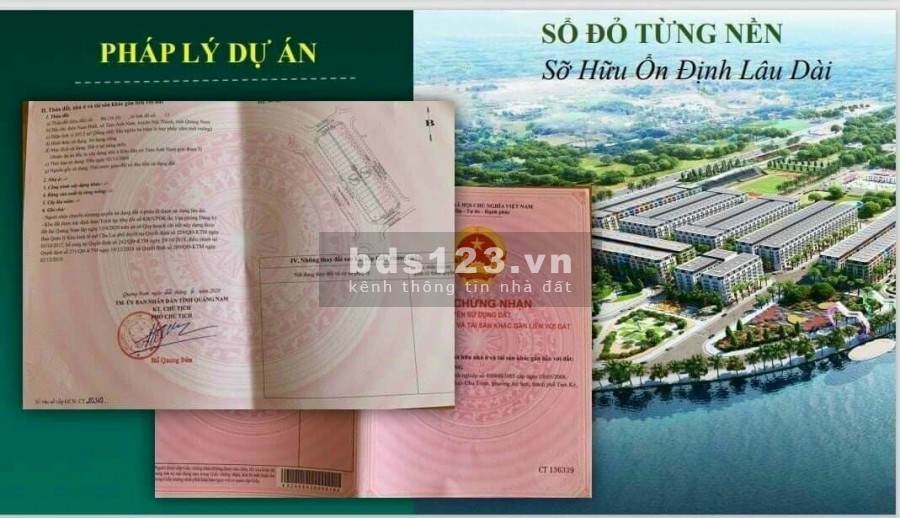 Săn ngay nhà nền đât đẳng cấp bậc nhất tại Tam Anh - Núi Thành, đã có sổ sẵn