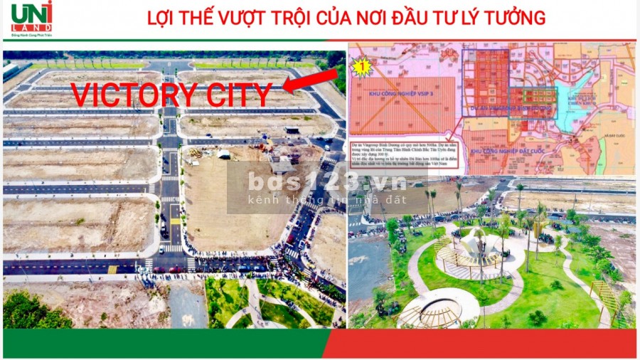 Đất Khu nhà ở Tân Lập, Mặt tiền DT 745A, DT746 giá rẻ, cơ sở hạ tầng hoàn thiện