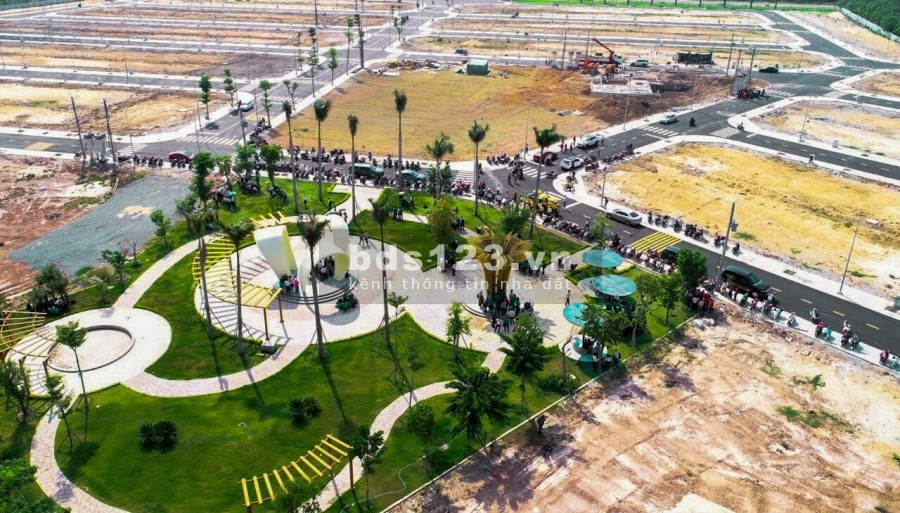 Đất Khu nhà ở Tân Lập, Mặt tiền DT 745A, DT746 giá rẻ, cơ sở hạ tầng hoàn thiện