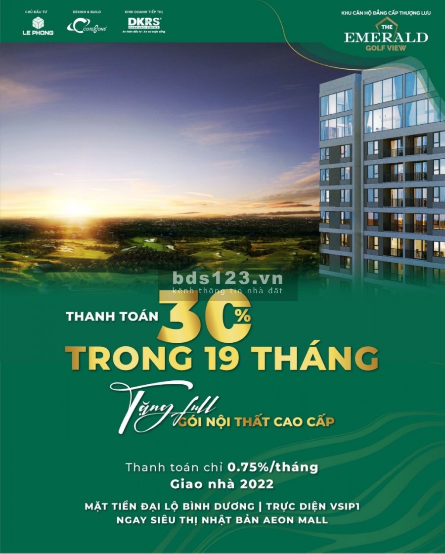 The Emerald Golf View - Nhận Booking Căn Hộ View Sân Golf Chính Sách Tốt Nhất Từ Chủ Đầu Tư