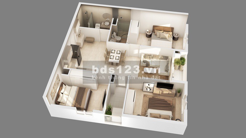 Quỹ căn đợt 1 CC FLC Hausman Đại Mỗ, tặng tiền mặt 100tr, CK 11%, LS 0%, tầng đẹp view bể bơi