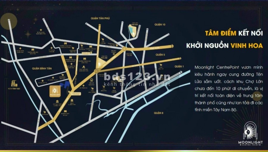 Chỉ từ 2,5 tỷ sở hữu ngay căn hộ 1PN cao cấp tại MT đường Tên Lửa, Bình Tân, HCM