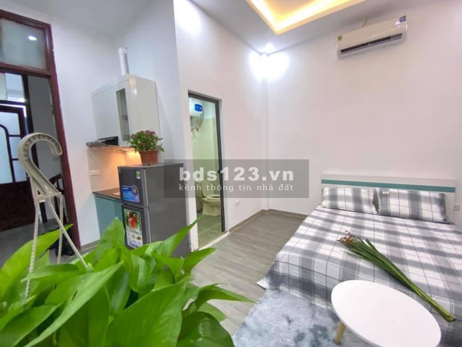 Bán gấp nhà 56m2, 4 tầng 8 phòng khép kín dòng tiền 420 triệu/năm, sổ đỏ phân lô, mặt ngõ