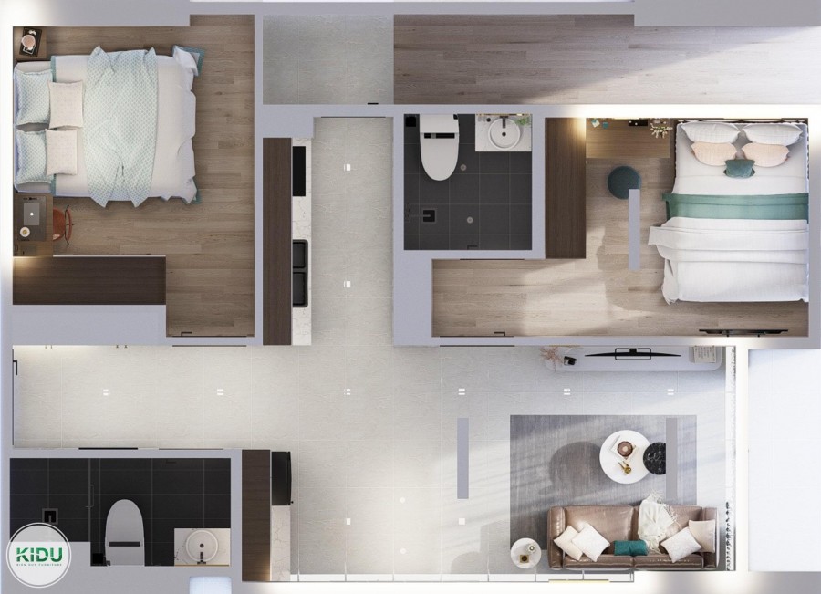 Bán căn hộ View Sông giá chỉ từ 400 triệu, Vị trí giao thông cực kỳ thuận tiện, lhcc