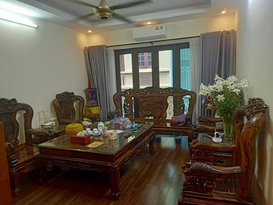 Nhà Đẹp 2019, Gara Vinfast SA, Ngõ Cực Rộng, Nội Thất Gỗ Xịn, Bán Nhà Định Công dt 55m2, 5 tầng