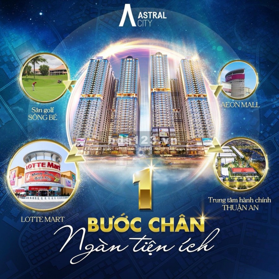 Nhận Booking 30 Suất Ưu Đãi Đặc Biệt ,Dự Án Căn Hộ Cao Cấp ASTRAL City Bình Dương
