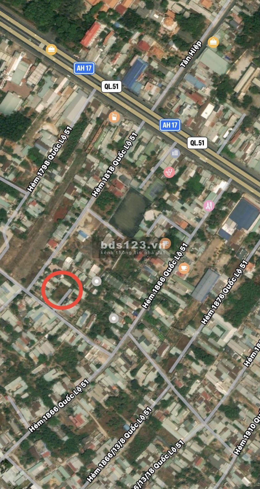 Bán đất diện tích sử dụng 210m2, giá bán 1.95 tỷ, sổ hồng riêng, chính chủ.