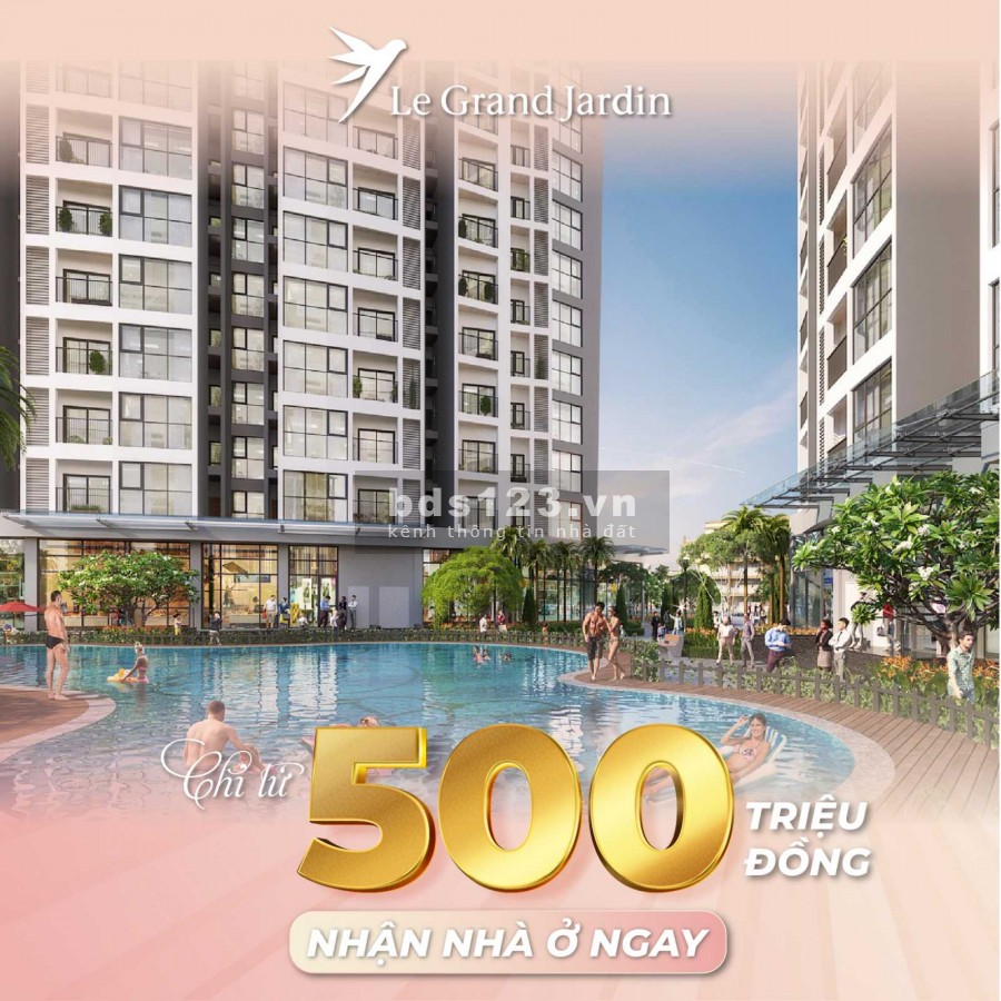 Sở hữu nhà sang quà vàng như ý tại Le Grand Jardin, sống chất lượng, vượng phú quý