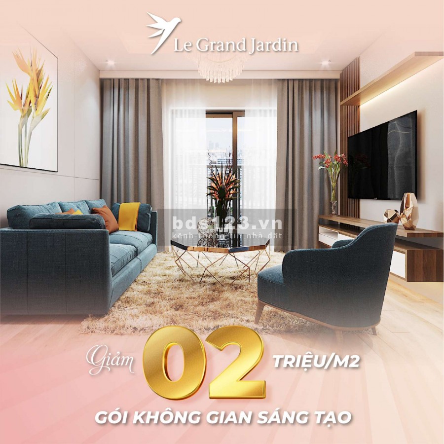 Sở hữu nhà sang quà vàng như ý tại Le Grand Jardin, sống chất lượng, vượng phú quý