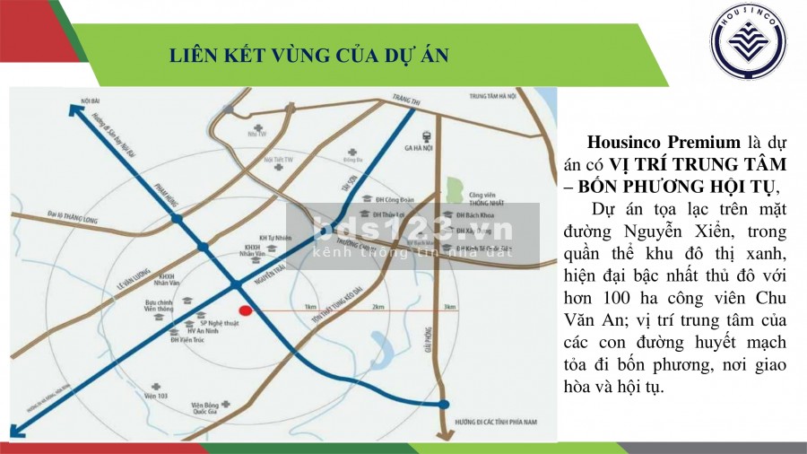 Cơ hội cuối cùng sở hữu căn góc dự án đẳng cấp 5 sao Housinco Premium - Giá chỉ từ 2.74 tỷ