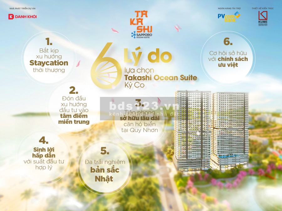 Sở hữu ngay căn hộ chung cư Takashi Ocean Suite thanh toán 20% đến khi nhận nhà