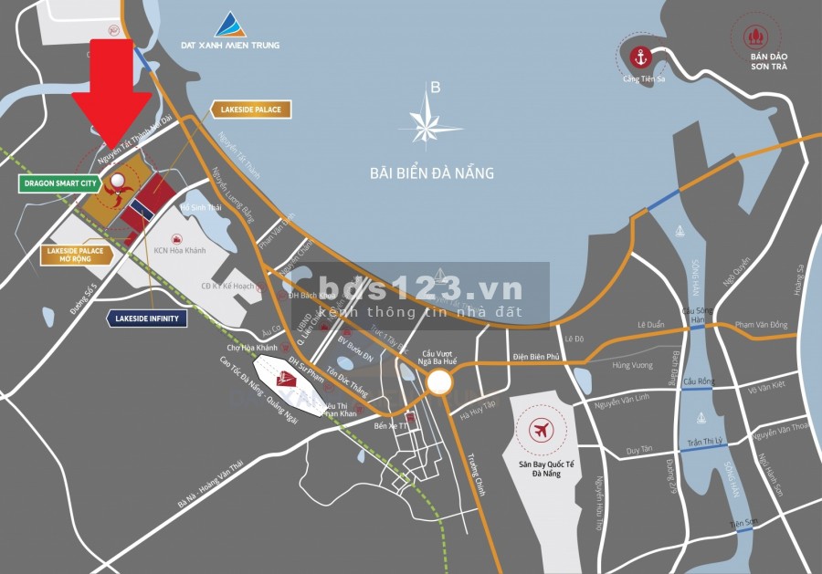 Cần bán lô đối diện trường học mặt tiền 7m5 đường 10m5 dự án Hòa Hiệp Nam, Liên Chiểu