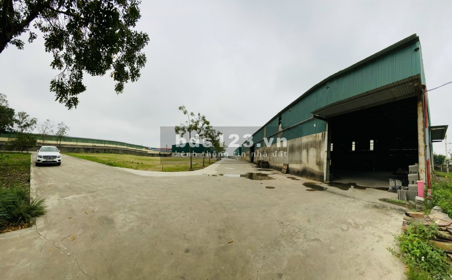 Cho thuê nhà xưởng 19.400m2 tại Thanh Hóa, công năng đủ, đường lớn xe ra vào