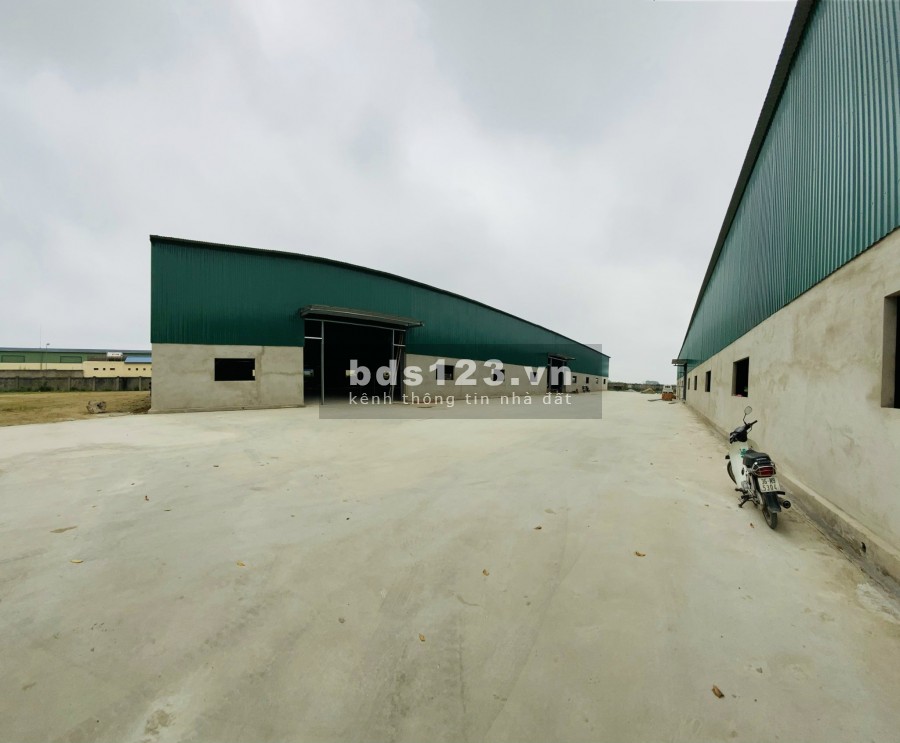 Cho thuê nhà xưởng 19.400m2 tại Thanh Hóa, công năng đủ, đường lớn xe ra vào