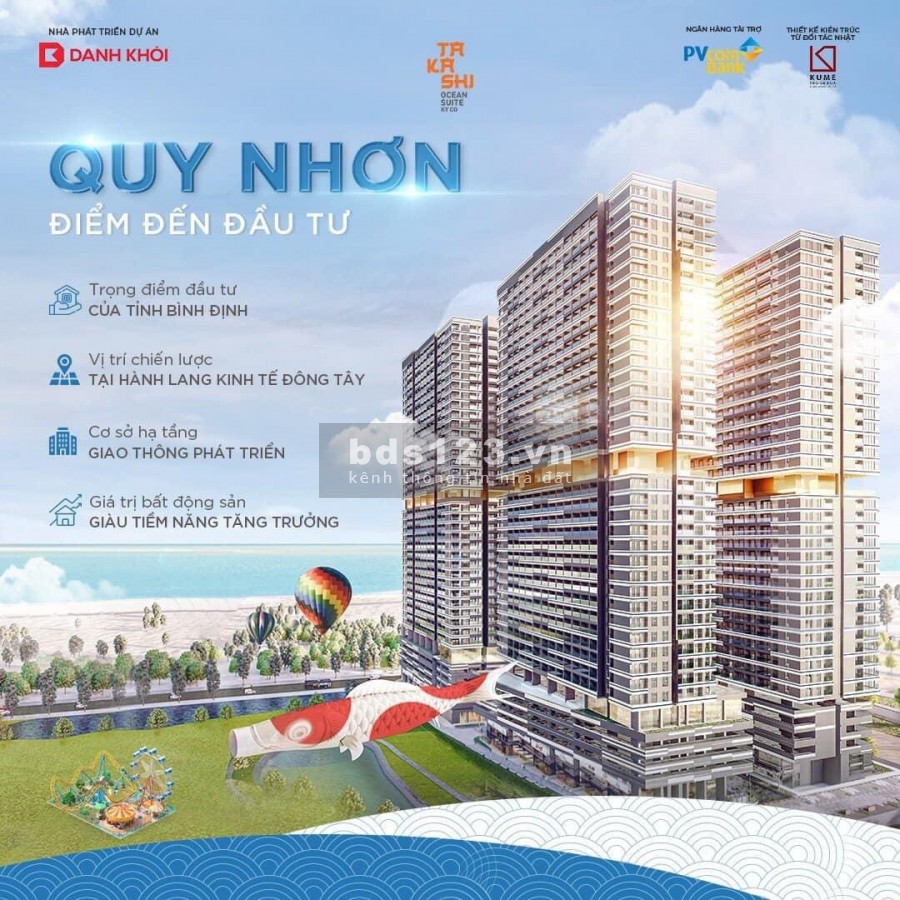 Căn hộ biển Siêu Hot giá siêu mềm sổ đỏ lâu dài chỉ với 35 triệu/m2, nhận sổ ngay