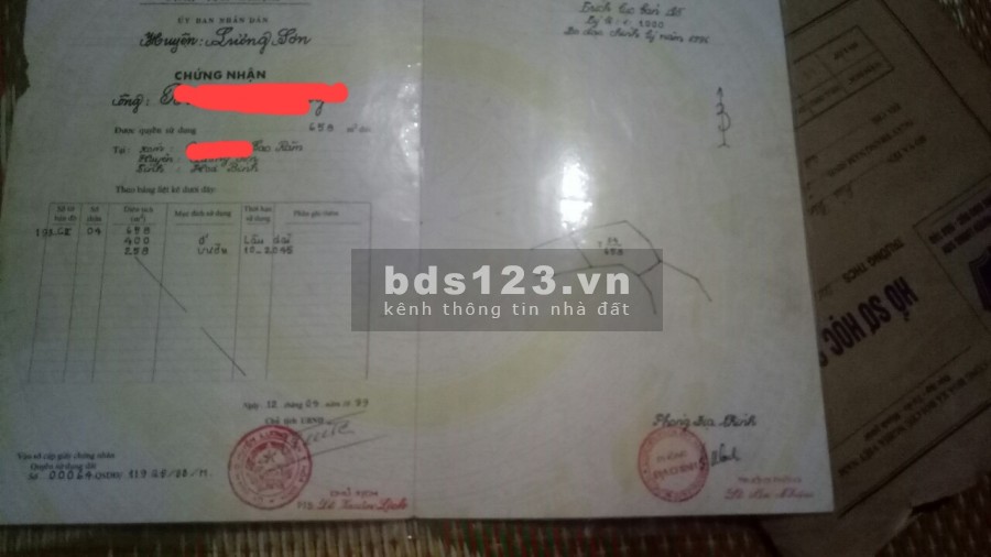 Bán đất Cao Sơn Lương Sơn, dt 658m2, giá chỉ vài trăm triệu, liên hệ 0962792687