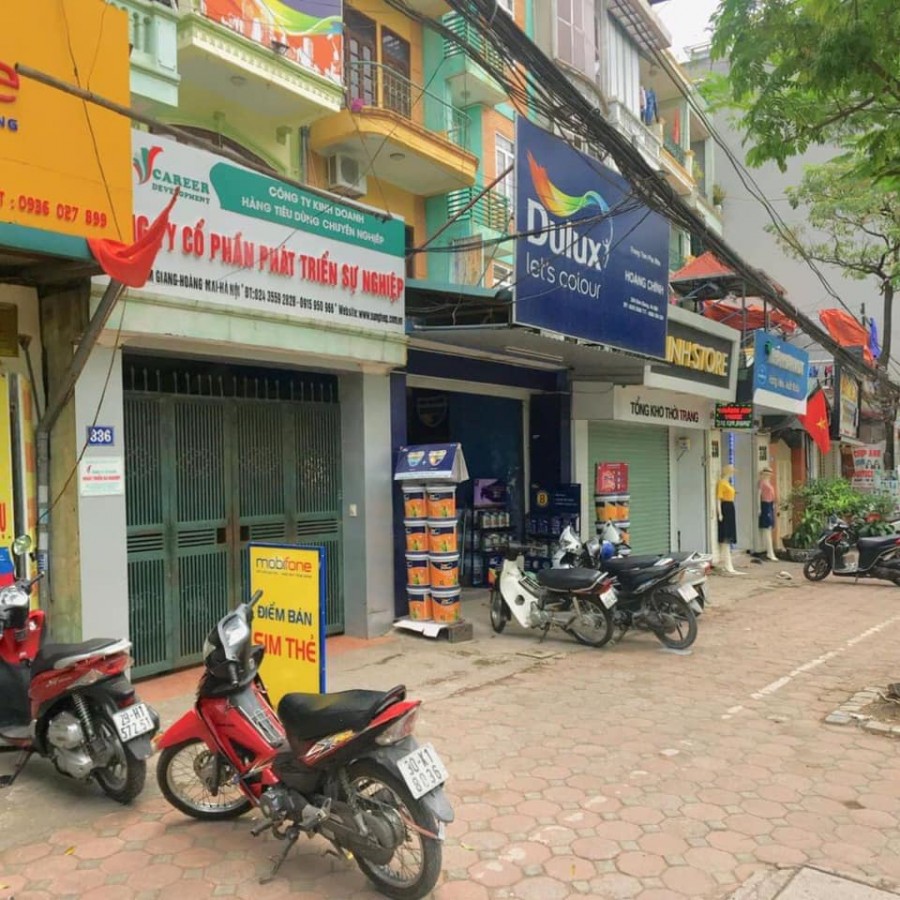 Chỉ nhỉnh 10 tỷ có nhà mặt phố Kim Giang dt 70m2, 2 mặt thoáng đều oto, vỉa hè khủng