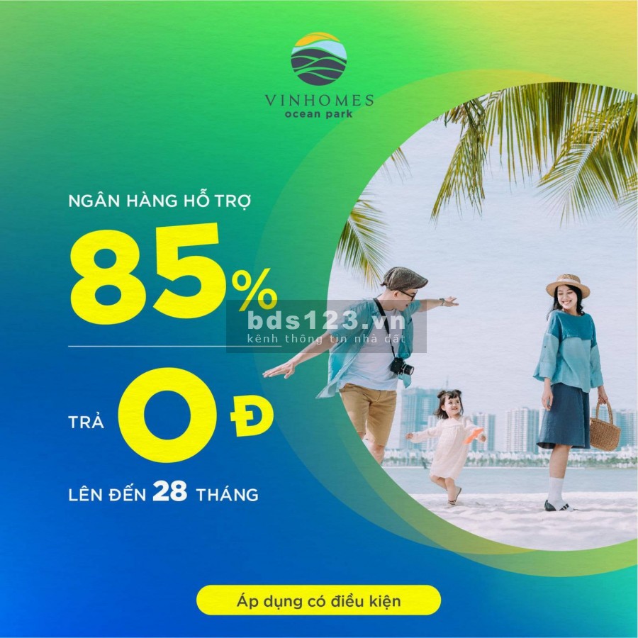 Sở hữu căn hộ Vinhomes Ocean Park giá chỉ từ 222 triệu đồng nhà ở ngay lãi tức thì