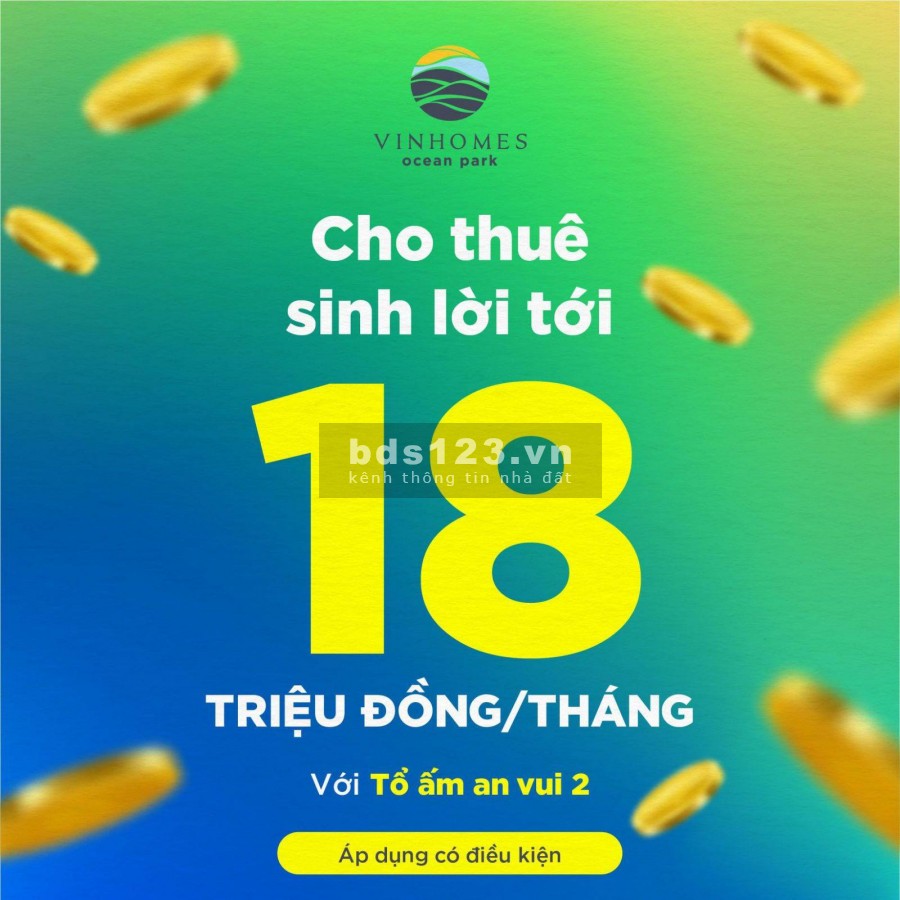 Sở hữu căn hộ Vinhomes Ocean Park giá chỉ từ 222 triệu đồng nhà ở ngay lãi tức thì