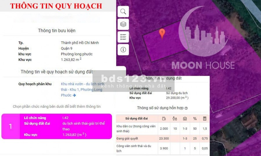 1263.8m2 đất phường long phước du lịch sinh thái giá 14 tỷ LH: 0907016378