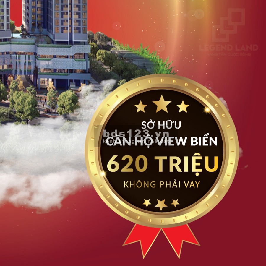 Mua căn hộ view vịnh chỉ với 620 triệu, hỗ trợ vay vốn 70%, sổ chinh chủ