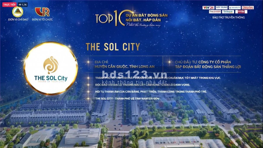 The Sol City Giỏ hàng Gốc Chủ Đầu Tư, Đất, Nhà Phố Vườn, Shophouse Mặt Tiền 52m 097.2838.411