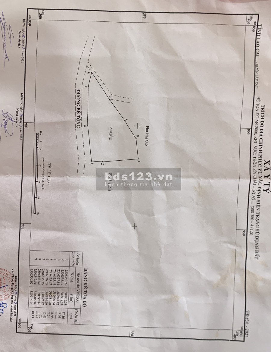 Covid hết tiền thanh khoản lô diện tích sử dụng 655m2, Thôn Sín Chải Y Tý (Sapa 2)